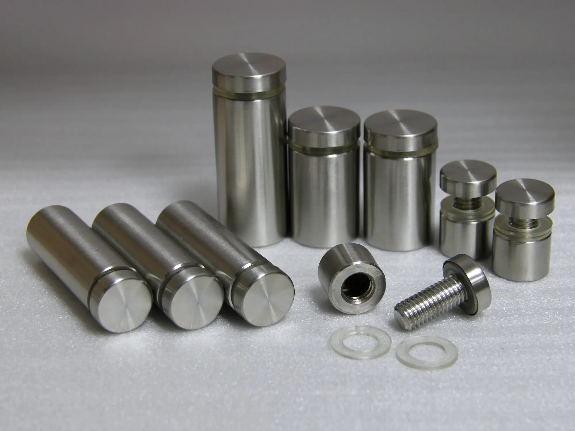 Hot-selling Stainless Steel Hollow Sign Standoffs for Glass Fixing and Advertising