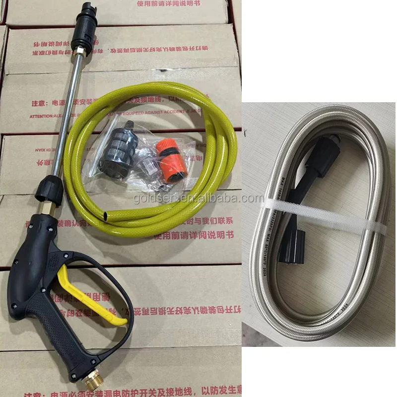 TOLHIT Home Cold Water Wash Pump Cleaner Washing Machine Portable High Pressure Automatic Car Washer 1600w 7Mpa 380 Industrial