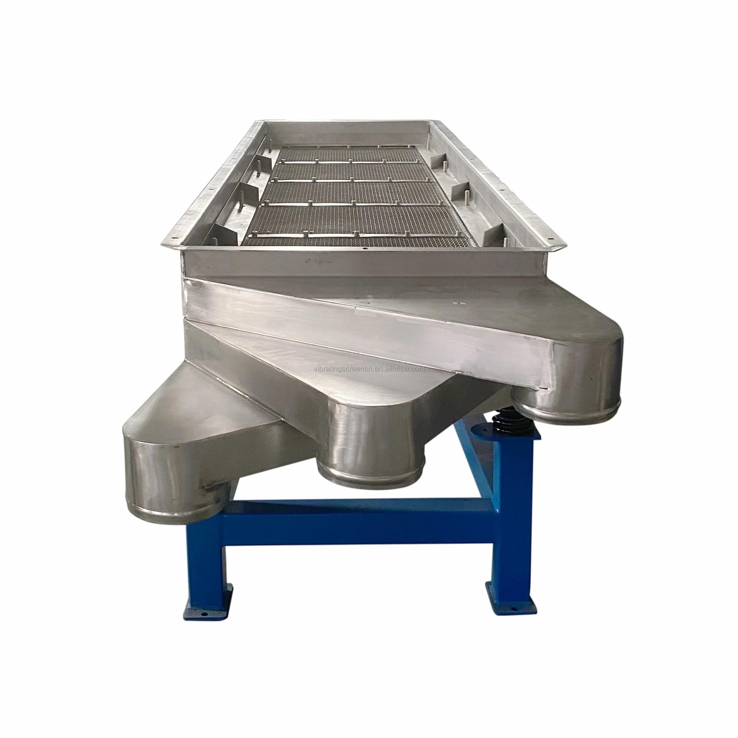 Linear vibrating screen machine for sieving Kaolin clay and rock material