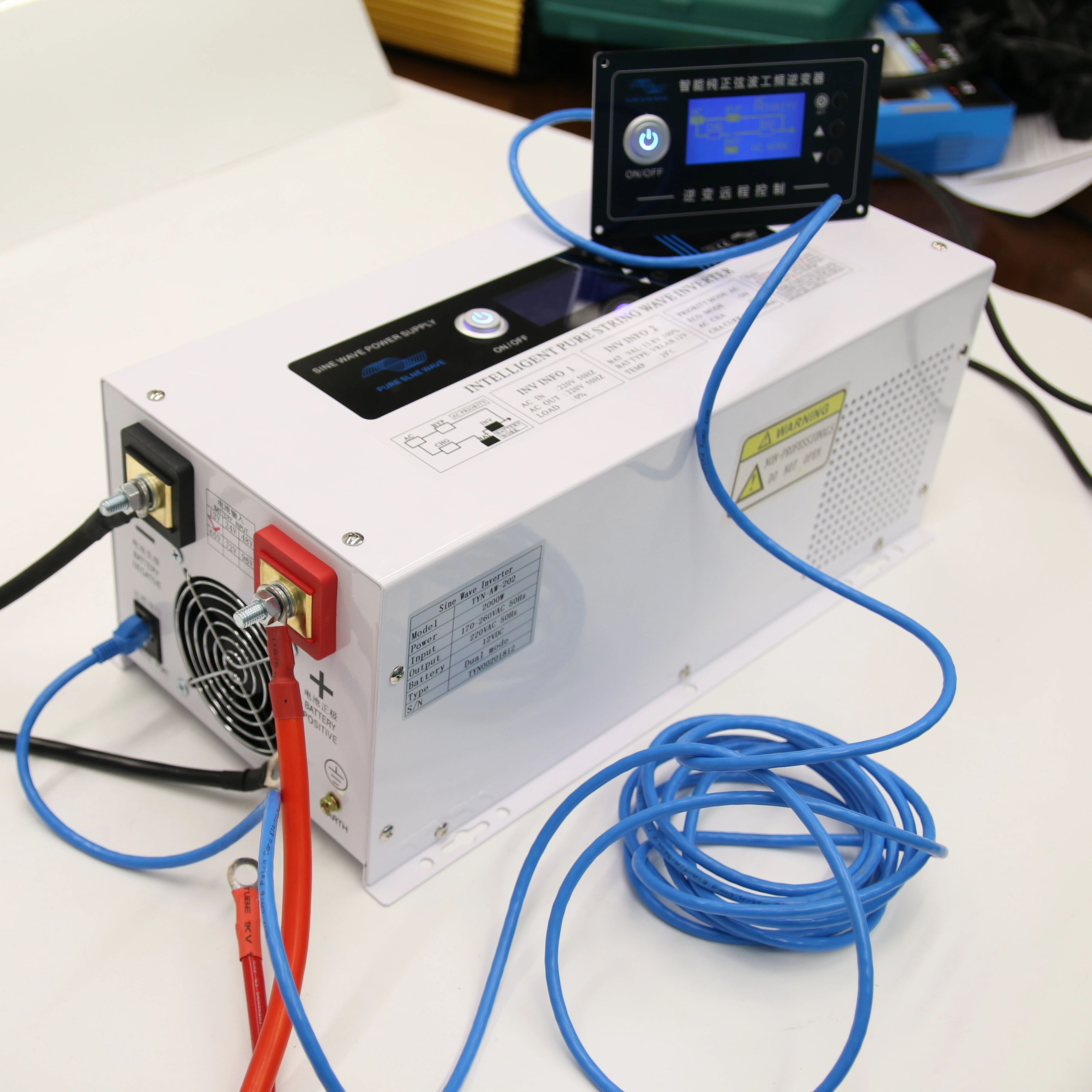 3000W Low Frequency Inverter UPS Uninterruptible Power Supply Optional Remote Control Switch DC TO AC Pure Sine Wave Inverter