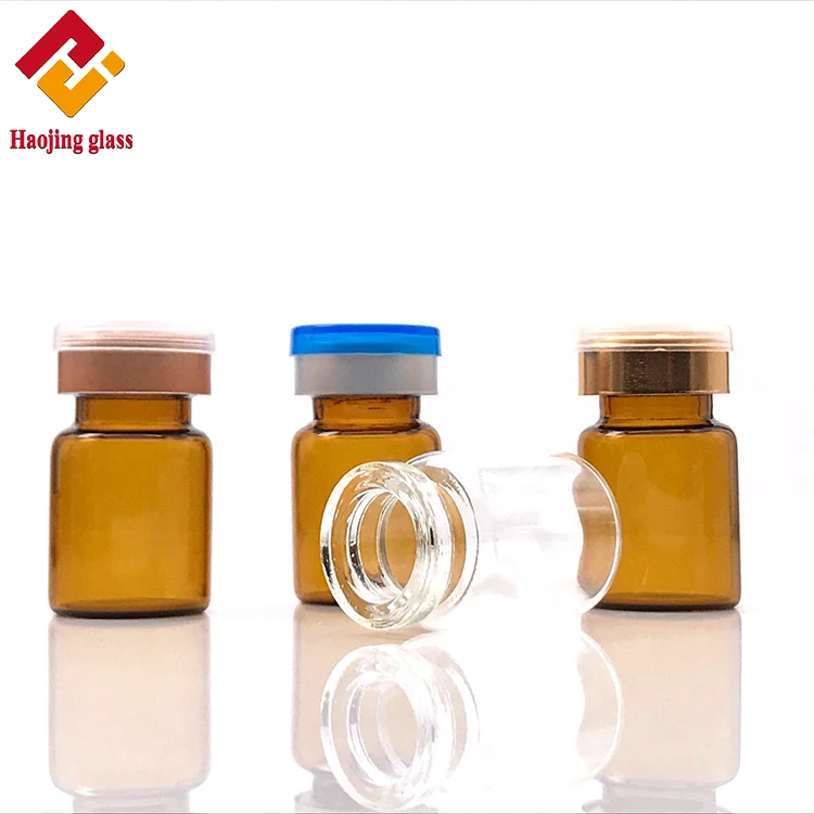 
5ML pharmaceutical injection glass vial for reversible cap vaccine vials moulded antibiotics ampule bottle 