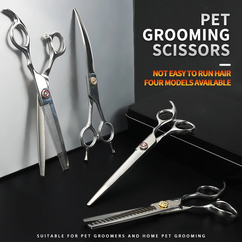 Salon thinning hair cutting professional beauty dog grooming trimming professional pet hairdressing barber hair Scissors