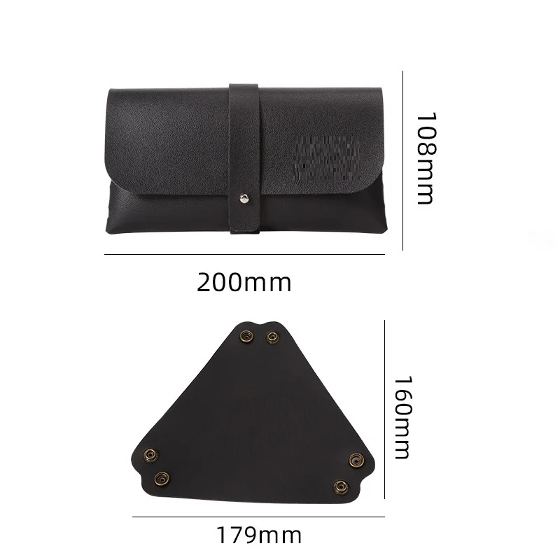 2024 New Pu Fashion Portable Leather Portable Pipe Accessories Set Cigarette Bag Pipe