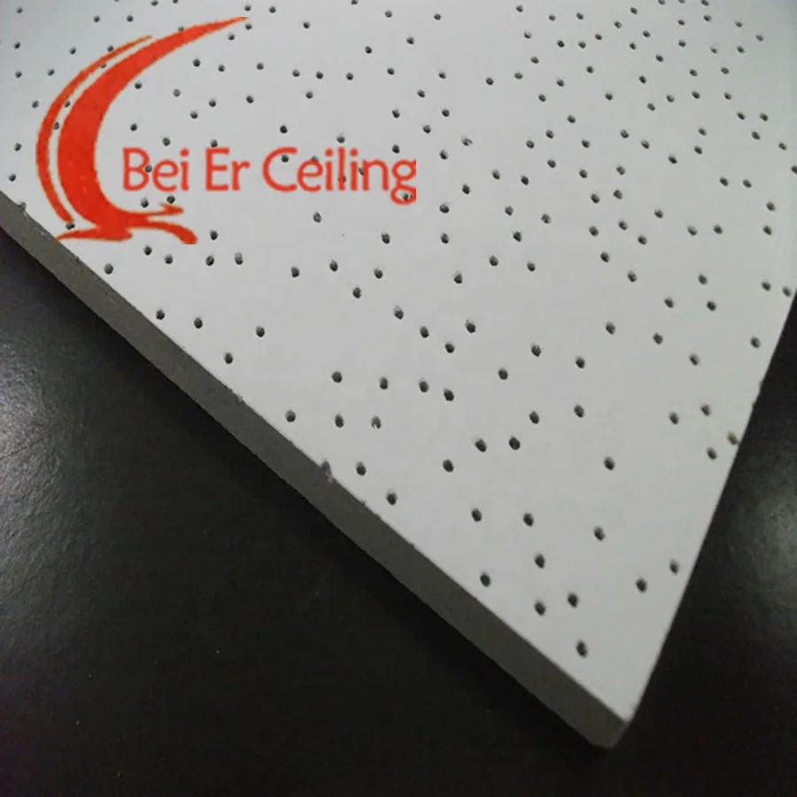 Beihua Manufacturer RH70 Smooth White 2 x 4 Ceiling Tile Fire Rated Mineral Fiber Ceiling Board