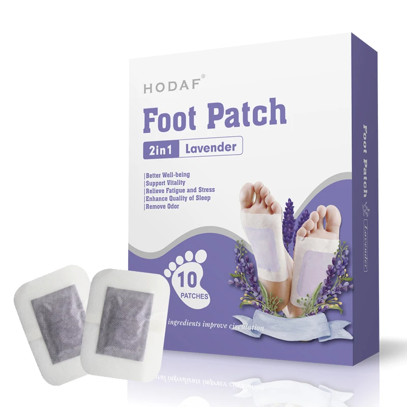 Chinese Factory Wholesale Herb Bamboo Charcoal Detox Foot Pad Patch