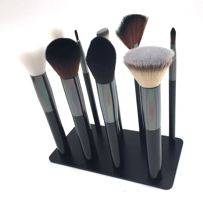 JDK New Design High quality Makeup brush Kit 7 pcs Makeup brushes Sets with magnetic stand Metal Pad