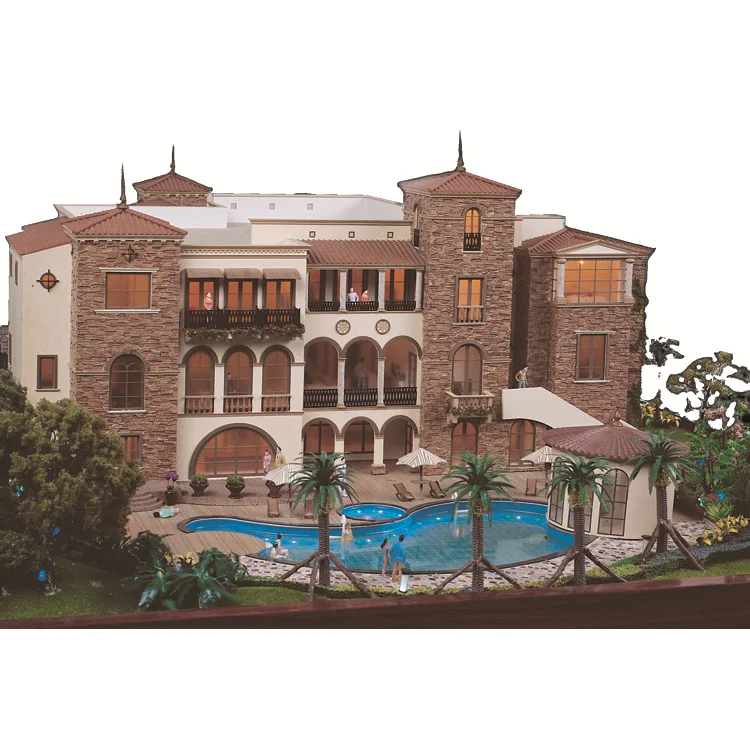 Special design Architectural Sand Table Model 3D Prefabricated Building