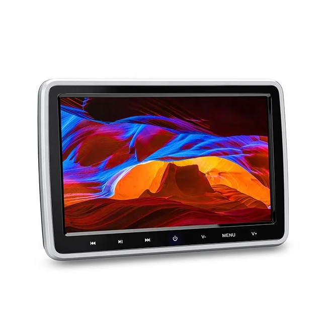 10.1 inch Rear Seat Entertainment DVD Player With AV Input/Output Built-in Speakers IR/FMTransmitter Support Home Use