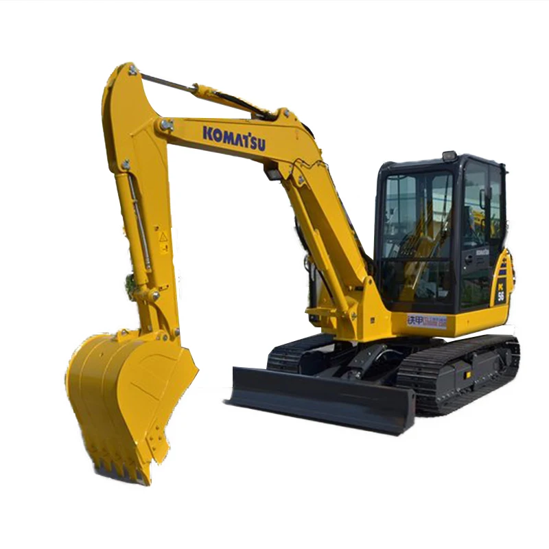 Used Komatsu PC56-7 mini excavator used excavator PC35 PC55 PC78-8 PC78-6 PC60   PC120-6 PC120-5 used Komatsu excavator