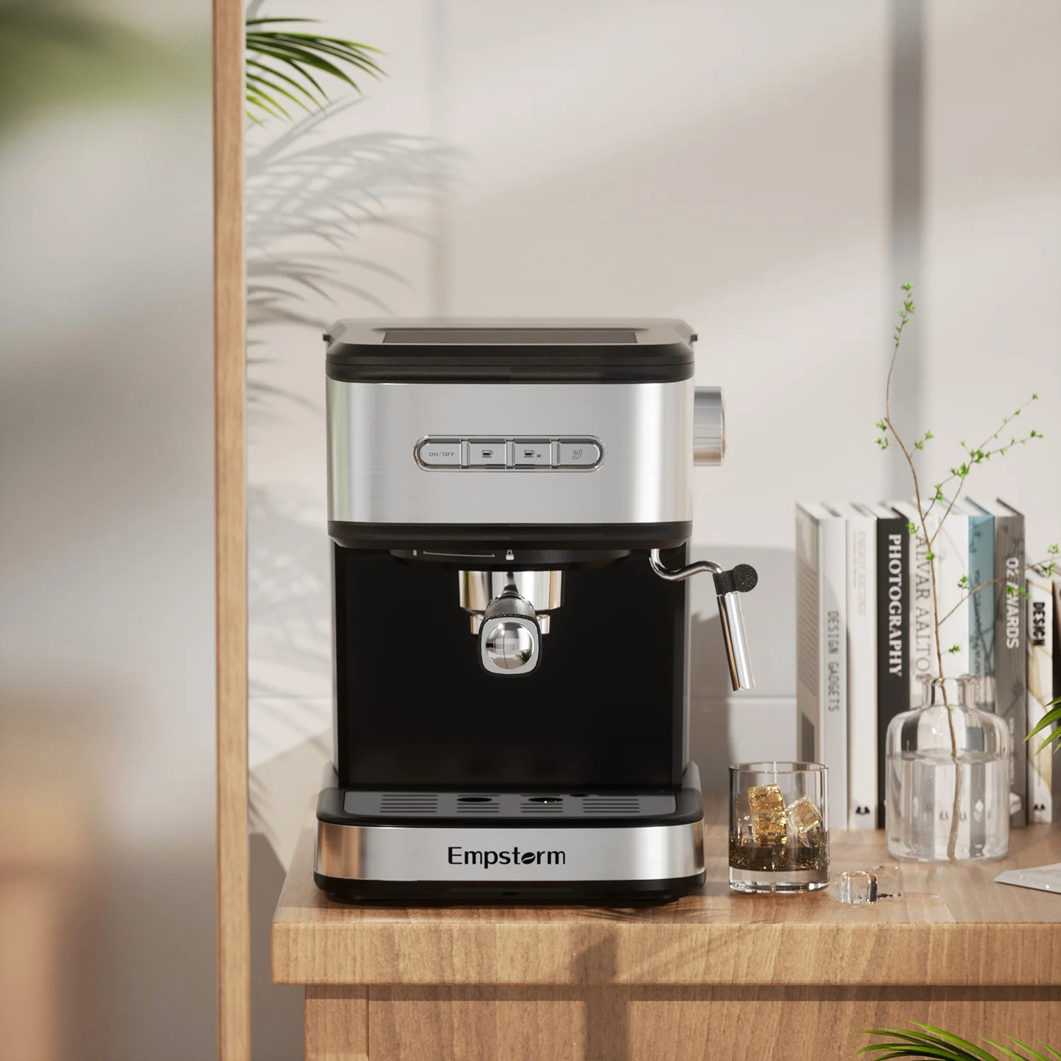 Empstorm 01E milk frother cappuccino maker extraction machine electric 850w espresso capsule coffee machine for commercial