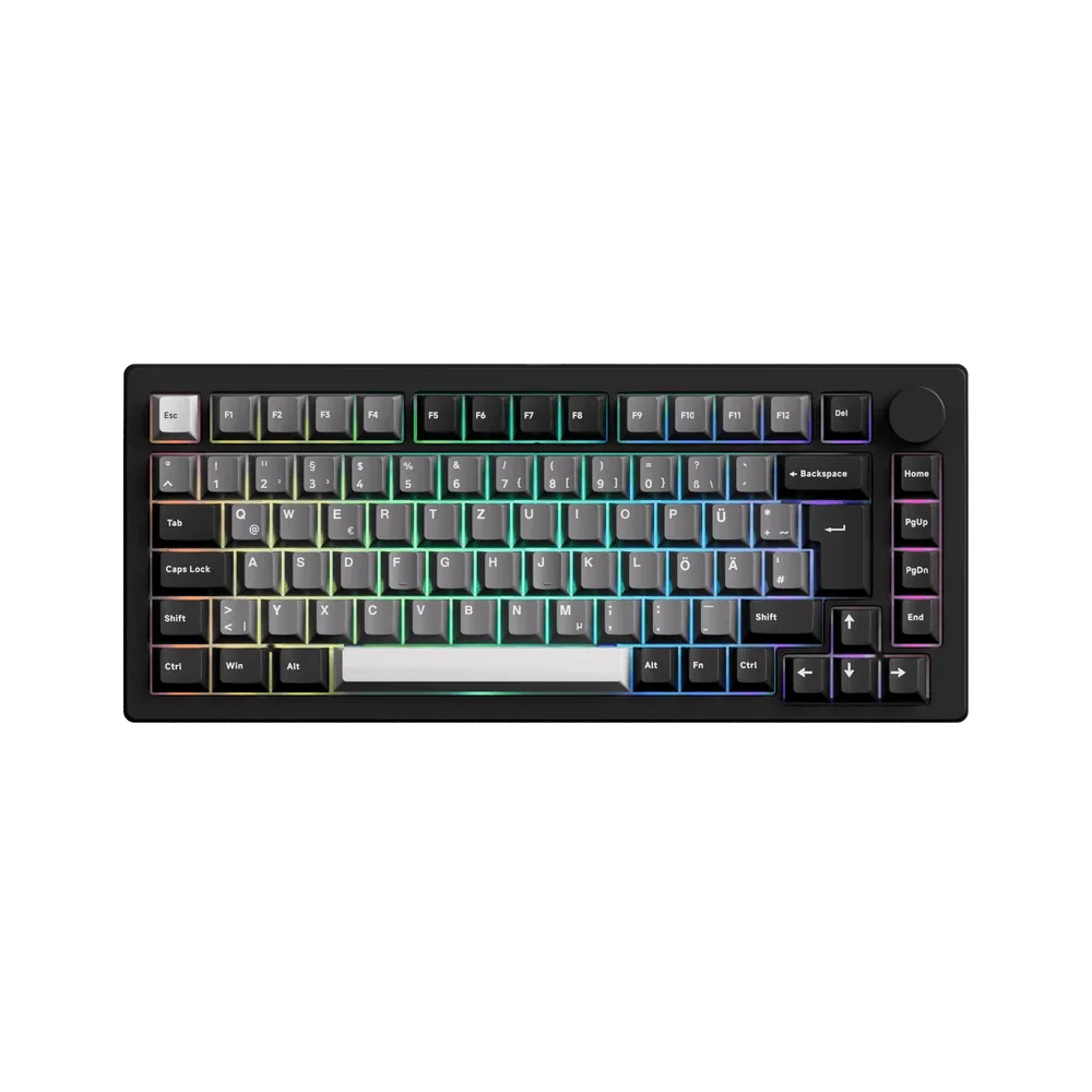 Akko MonsGeek MonsGeek M1 V5 VIA 75% Rapid Disassemble Aluminum Custom Hot Swappable Mechanical Keyboard Wireless With Knob