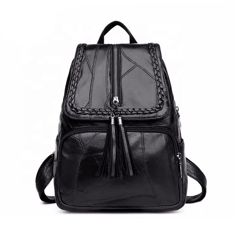 2023 New Cheap Ladies Soft Leather Small backpack For Women Girls Mini School Shoulder Travel Bag