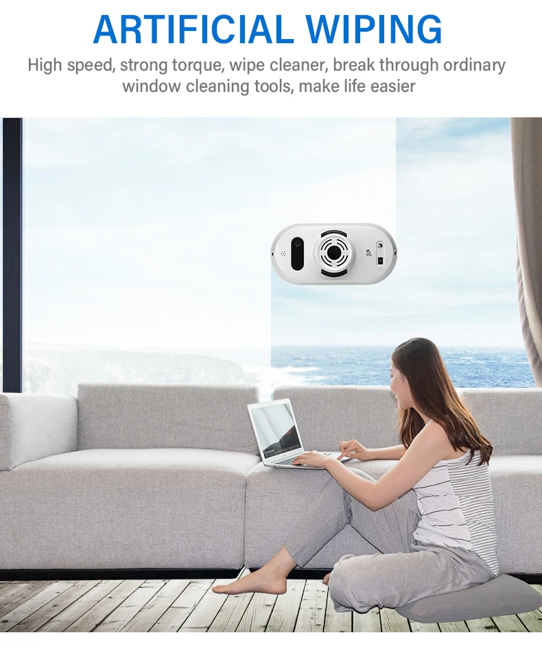 Hot Automatic Robot Vacuum Cleaner Household Robot vacuum Glass Cleaner Fully Automatic Electric Window Cleaning Robot