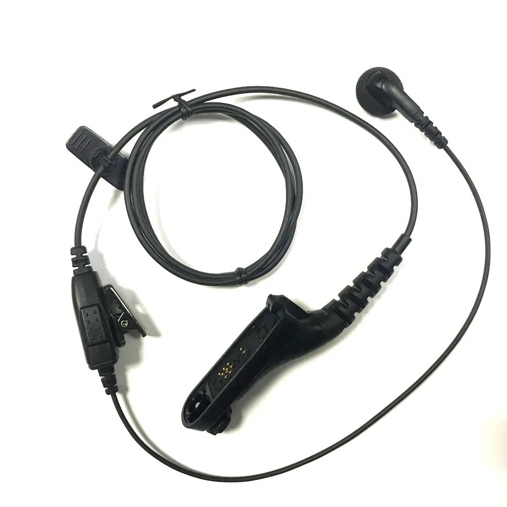 Walkie Talkie Earphone With In-line Microphone and Push-to-Talk for MTP6550 6650 6750 TETRA Portable Two Way Radio