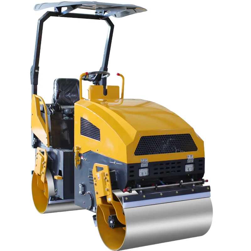 Popular Cheap Price Mini Roller Compactor Mini Compactador De Rodillos 2 Ton Road Roller For Sale
