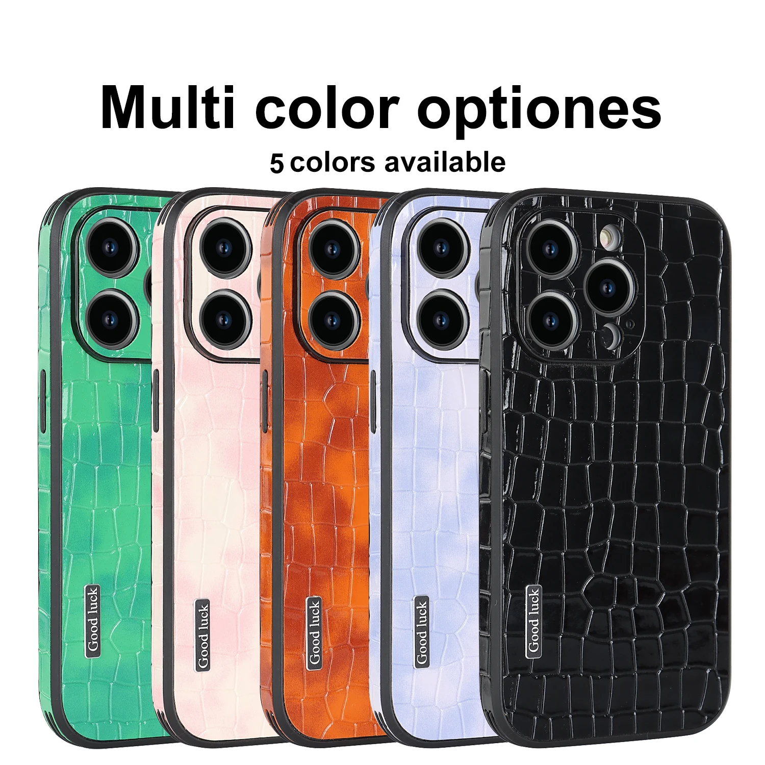 Luxury Design Crocodile Pattern Leather Phone Case for iPhone 14 13 12 Mini 11 Pro Max XS XR SE 7 8 Shockproof Mobile Phone Case