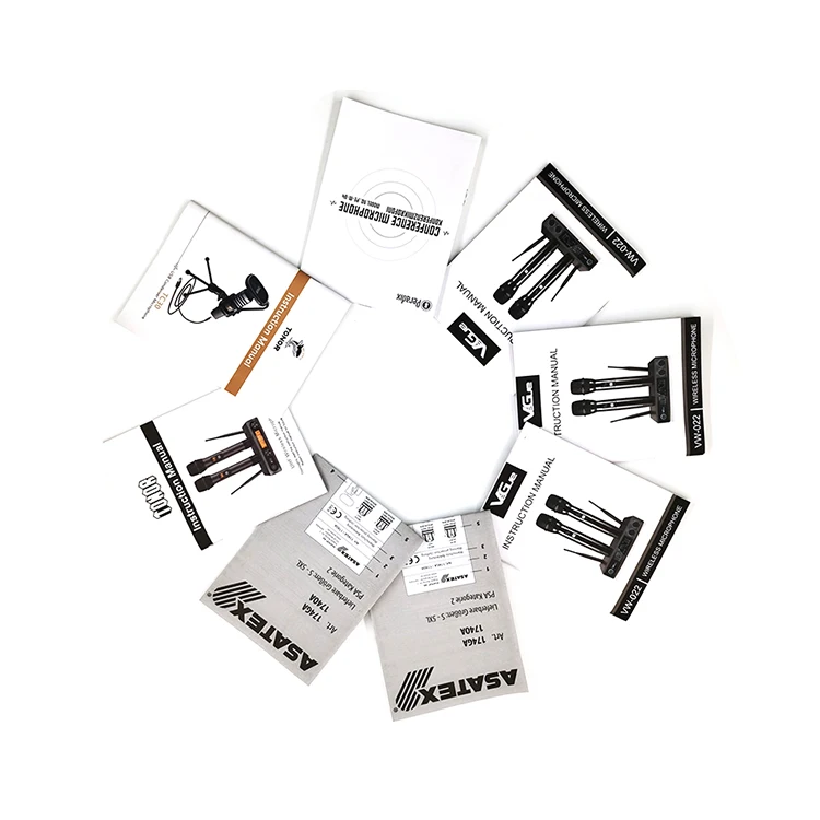 2021 New Product Design Cheap Instruction Manual Flyer Booklet Brochure Printing Promotional Leaflets