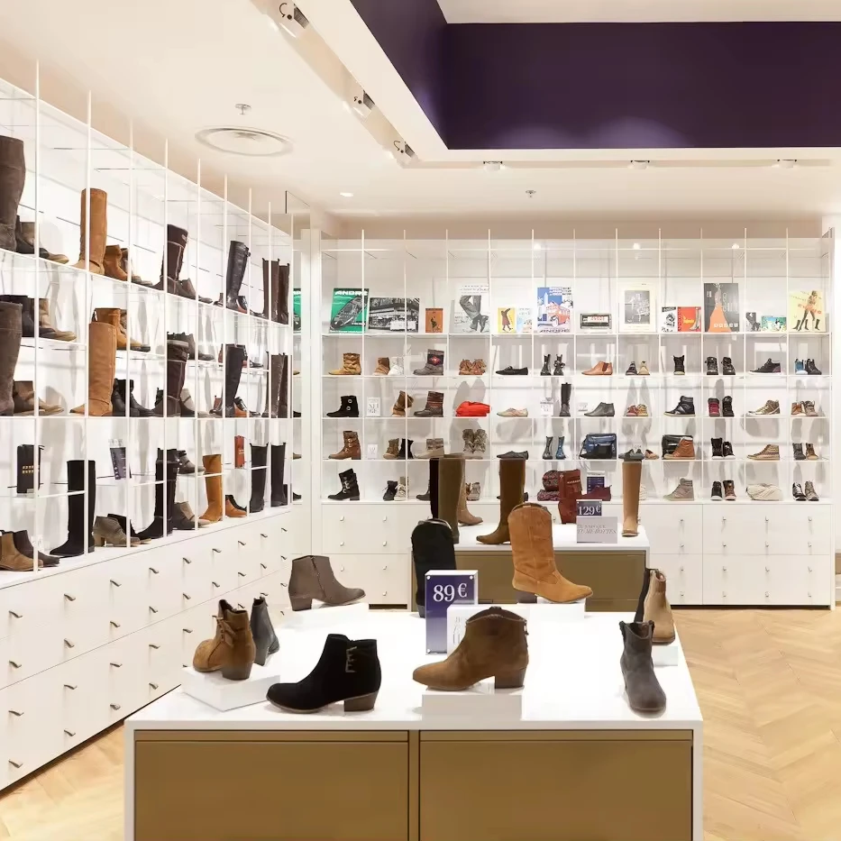 Shoe Display Cabinets and Racks for Men and Women: Showcase Your Footwear Collection