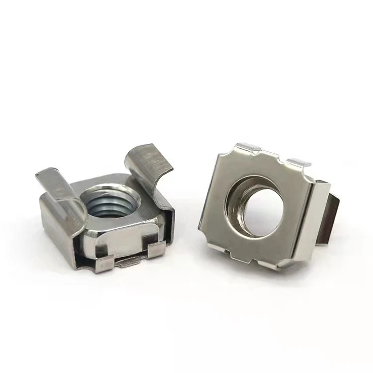 China Fastener Manufacturing Carbon Steel Cage Nuts GB Standard Square Cage Nut M4 M5 M6 M8 M10
