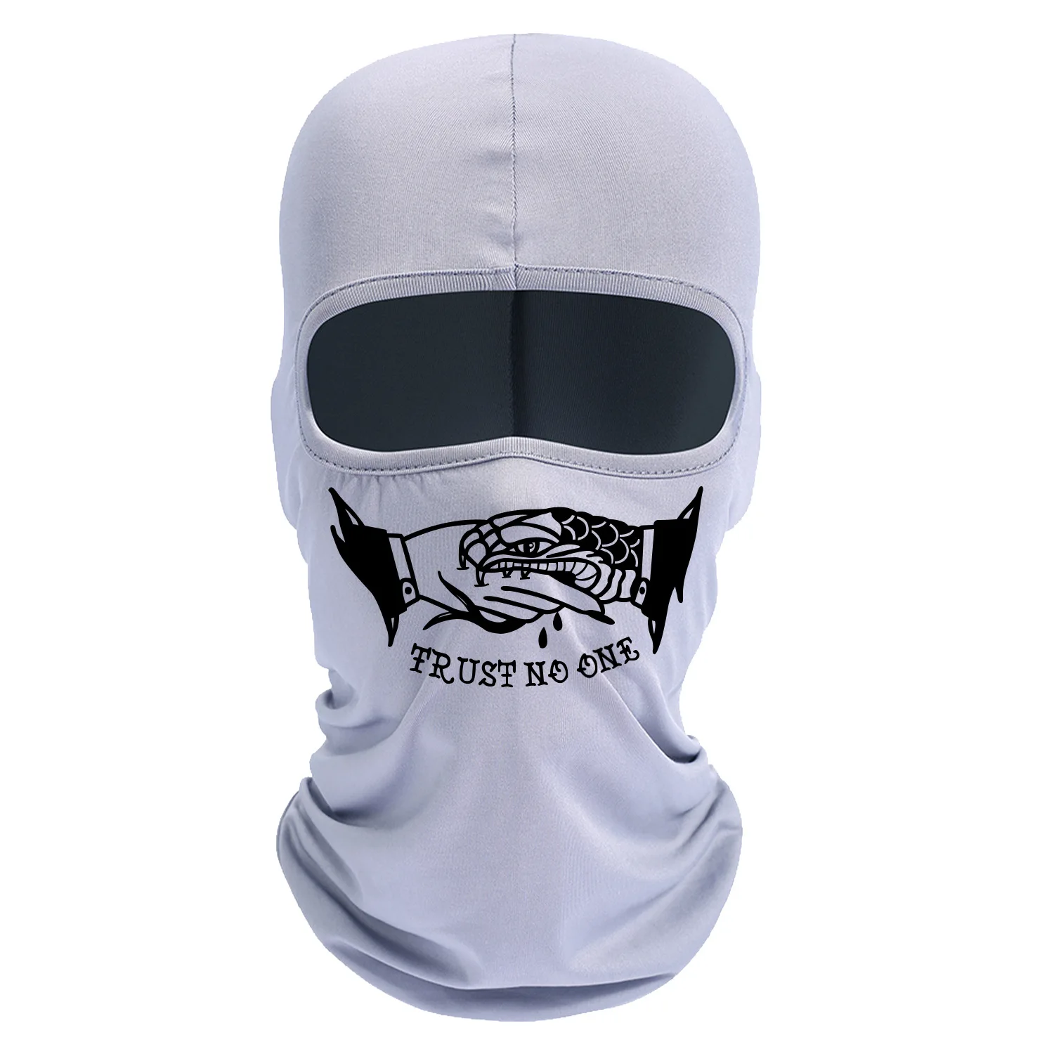 New Design Face Ski Mask Balaclavas Polyester Trust No One Custom Ski Mask Unisex Winter Hat