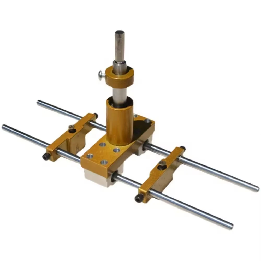 Lock Mortiser Slotter Jig Key Hole Drilling Guide System Lock Hole Opener Kit for Wooden Doors