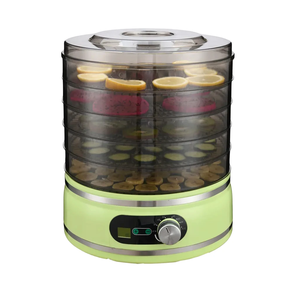 5 Trays Home Food Dehydrator Adjustable Temperature Vegetable Fruit dryer machine PS plastic plate spice pineapple potato Dryer