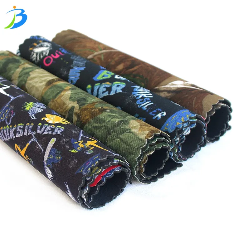 Factory 3/5mm OEM Printed Fashion Customized Color Pattern Camouflage Neoprene Fabric for Mousepad