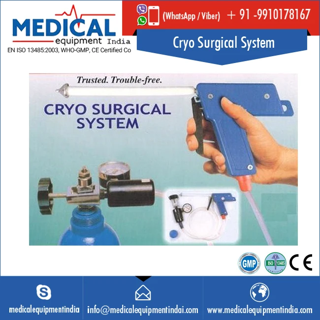 Hand Operated Easy to Use Surgical Instruments Cryo Surgical System/ Cryo Cautery Silencer