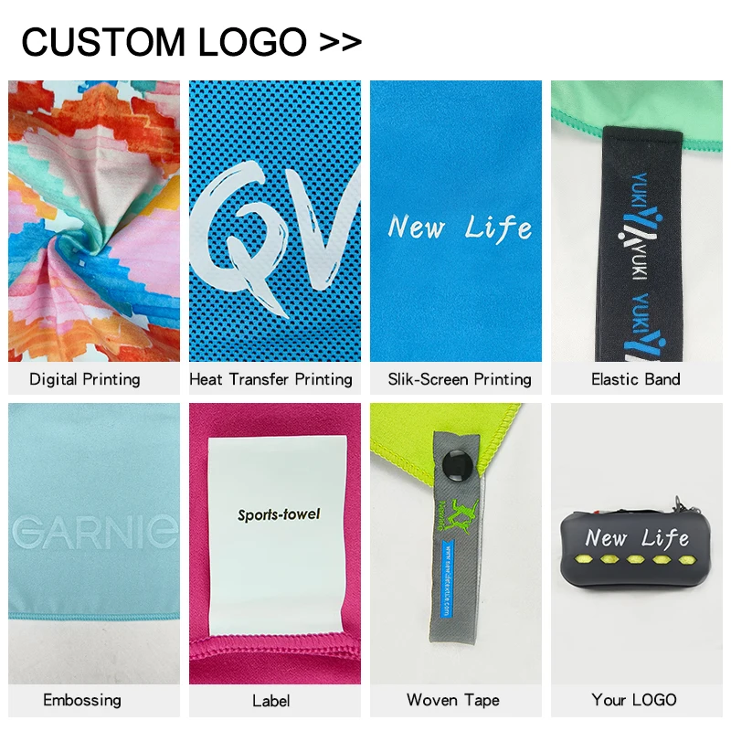 Towel Hot selling factory price 20 colors popular sports towel low moq microfiber sport towel