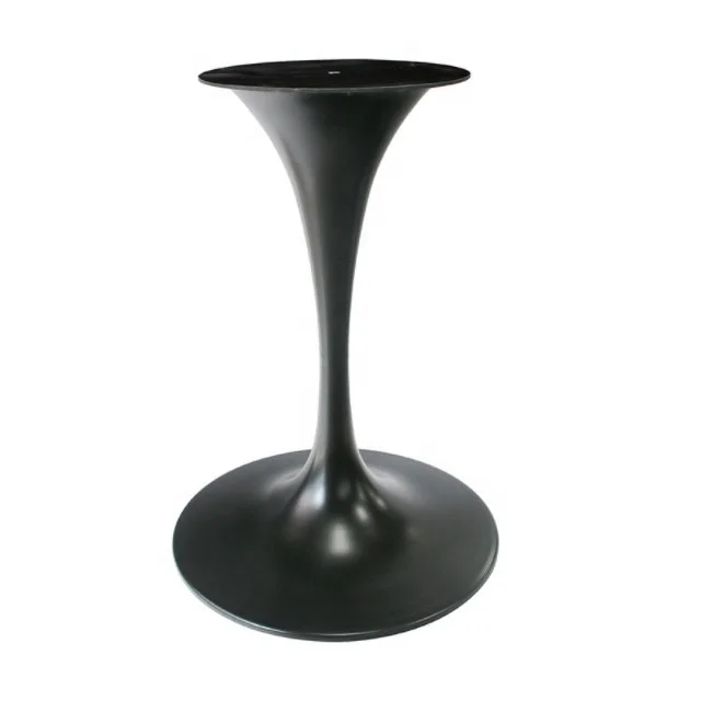 High quality trumpet brush stainless steel table base