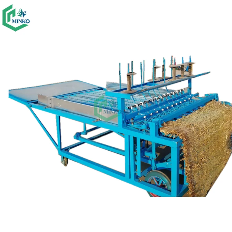 coir coconut fiber knitter woven straw mats making machine reed mattress board knitting machine (1600388484032)