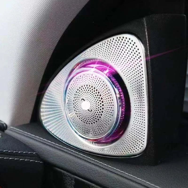 
Factory 3D rotary treble tweeter speakers with ambient lights for Mercedes benz E class w213 2016 2020 with 64 colors  (62488959175)