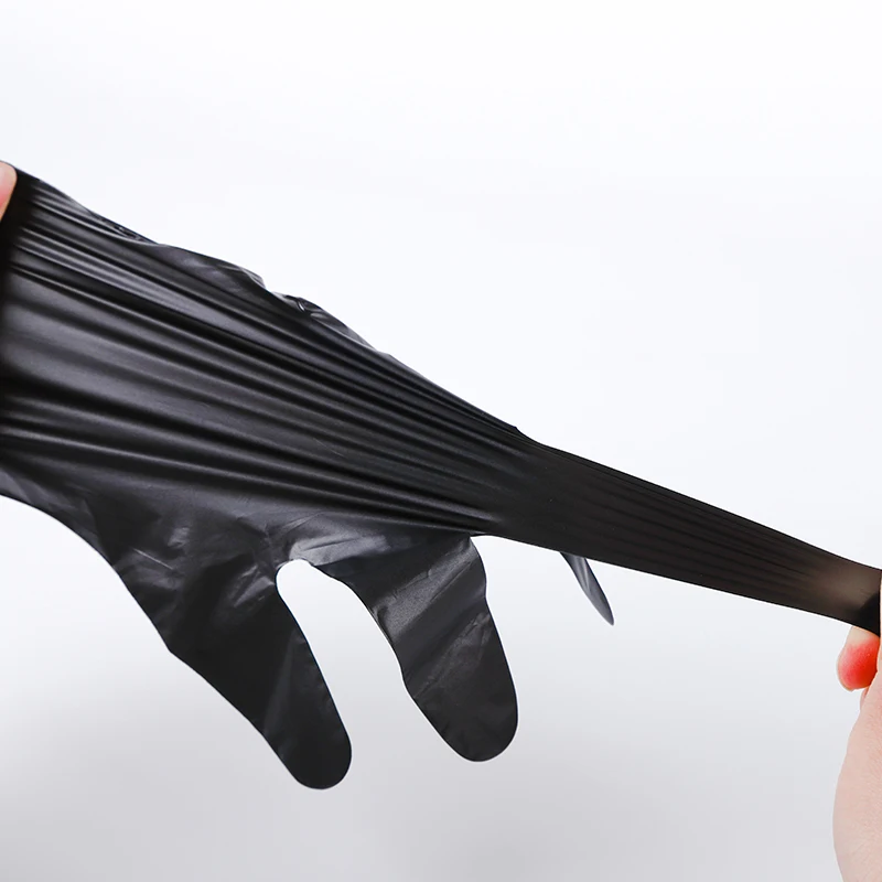 Cheap High Quality Plastic Food Grade Hand Gloves Elastic TPE Gloves Waterproof Blue Transparent Black Tpe Glove