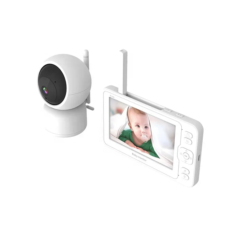 Hot Sale 5 Inch Display 1080P Video Baby Camera Two Way Talk Built-in Siren Baby Monitor