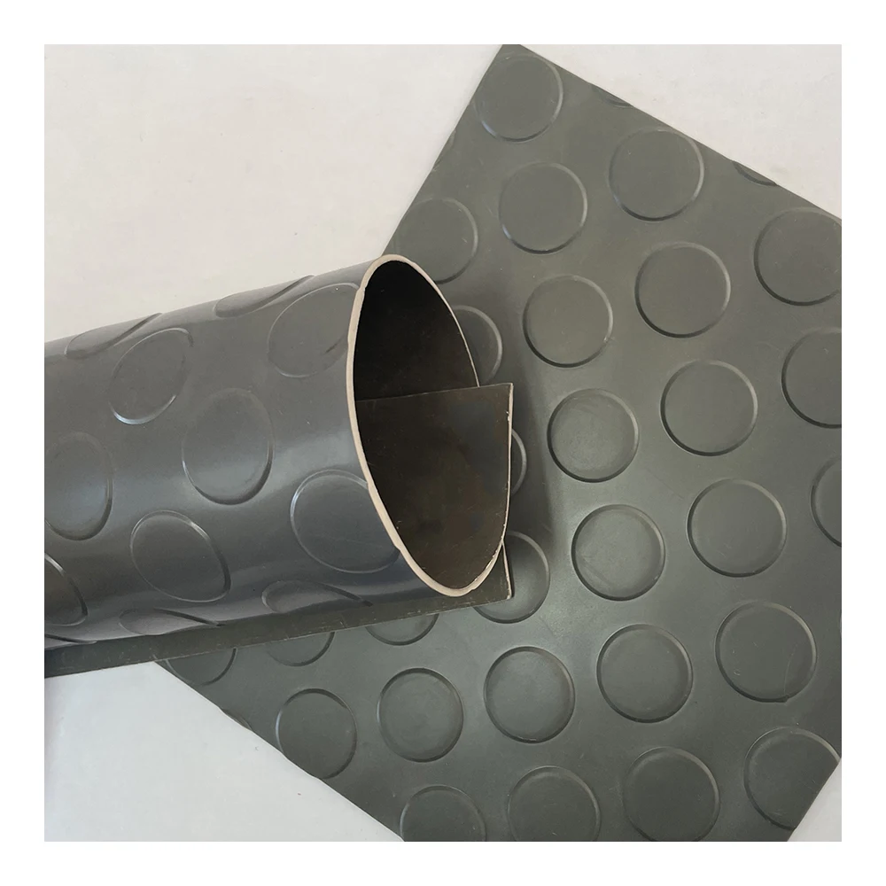 Free Sample Anti Slip PVC Coin Mat Waterproof PVC Floor Roll Mat Bus Rubber Coin Car Mat