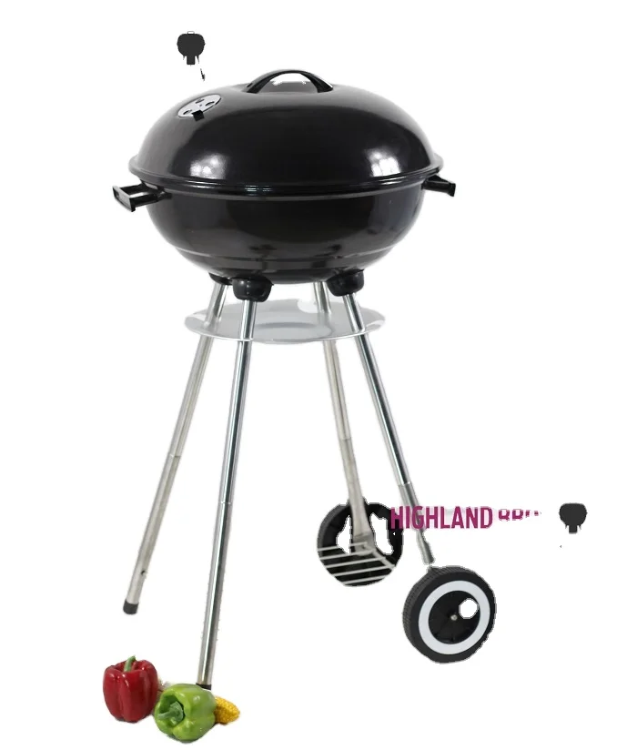 18 Inch Weber kettle charcoal bbq grill portable Barbecue round apple shape Garden dinner