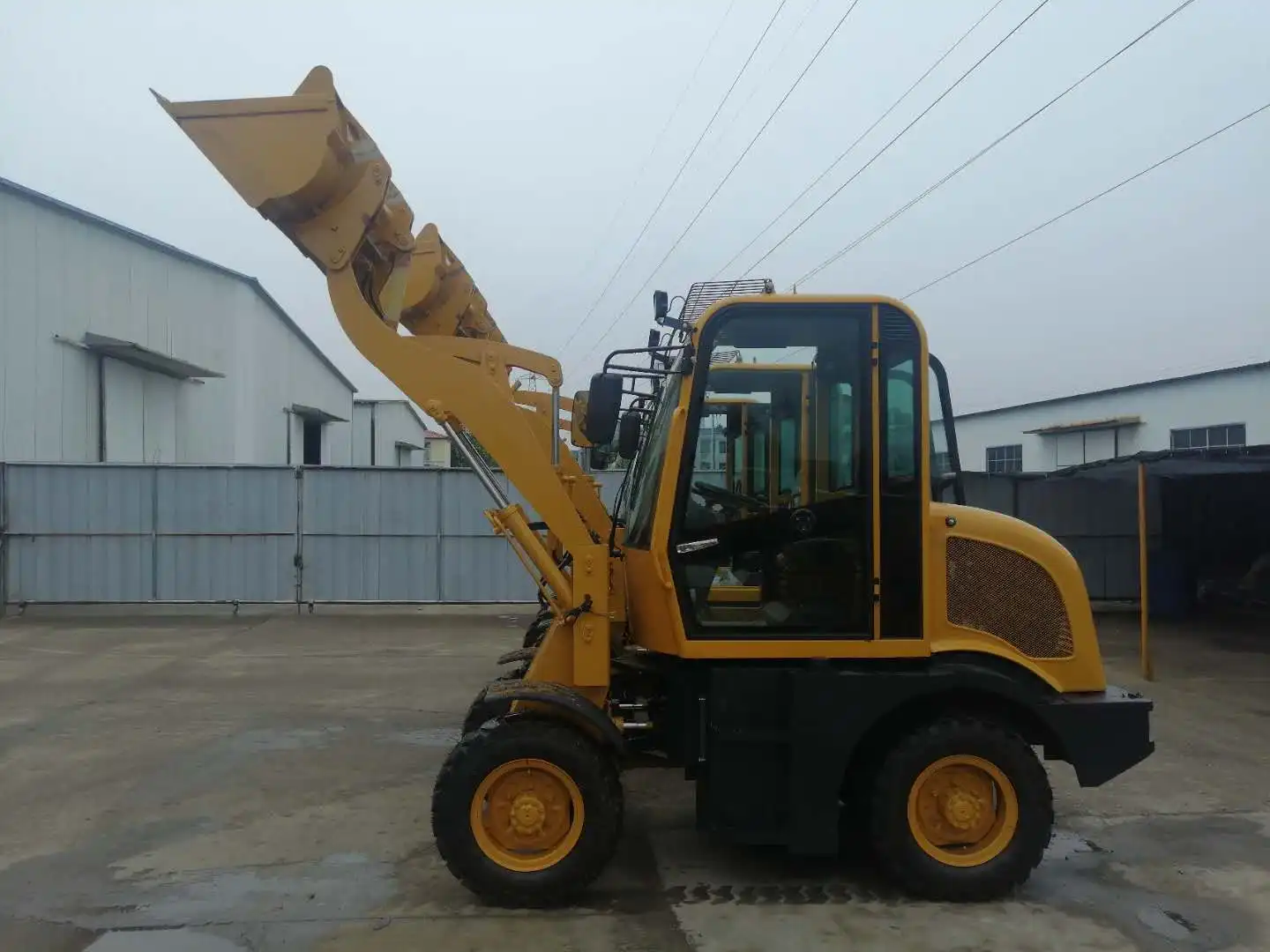 Small wheel loader, 1000kg laoder mini loader diesel  loader mini for hot sale