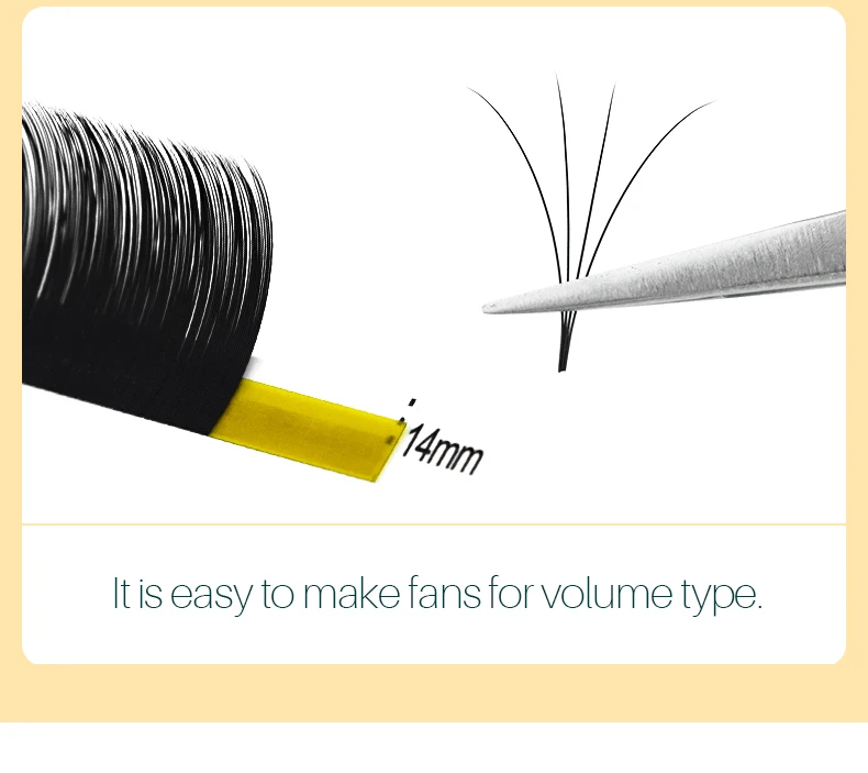 Individual volume eyelash extension 5-25mm length, soft private label mink lashes, cashmere volume lash extension supplies