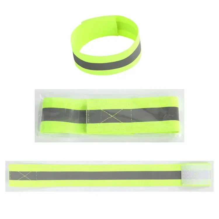 Wholesale High Visibility Safety Reflective Bands Reflector Armbands for Wrist Arm Ankle Leg