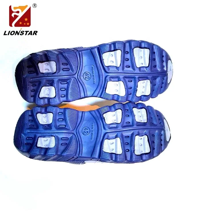 New design Grey man custom jelly clog shoe