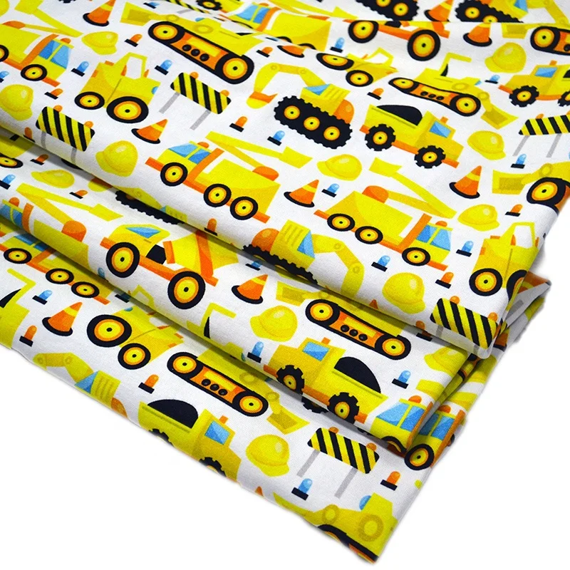 
made in China combed good digital printing knitted cotton cloth and fabric super cheap but good quality 