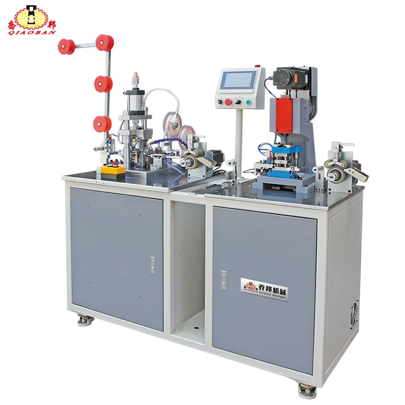 QB-040Ultrasonic Stick Adhesive Tape and Punching All-in-One Machine 2023 New Products for Zipper Machine