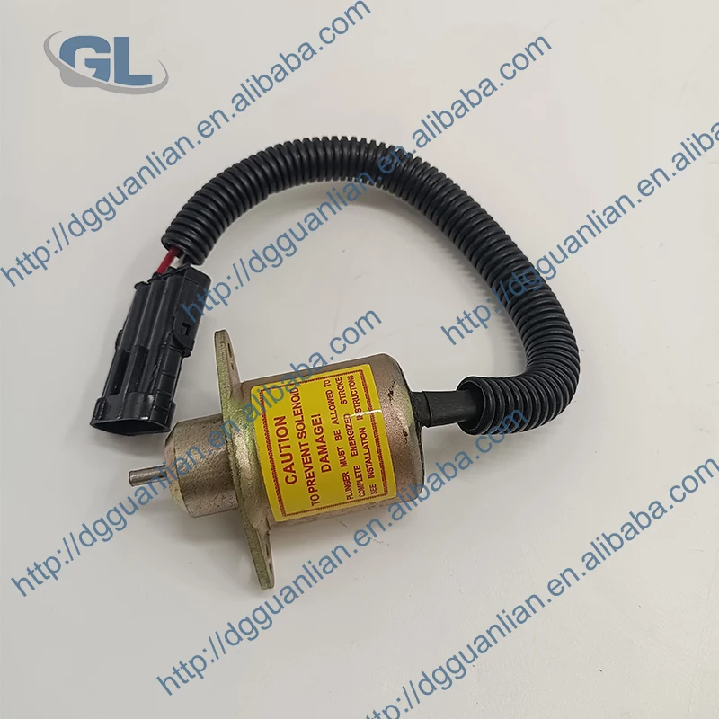 2848A275 2848A279 Fuel Solenoid Valve For Per-kins 1457906 SA-4934-12 12V