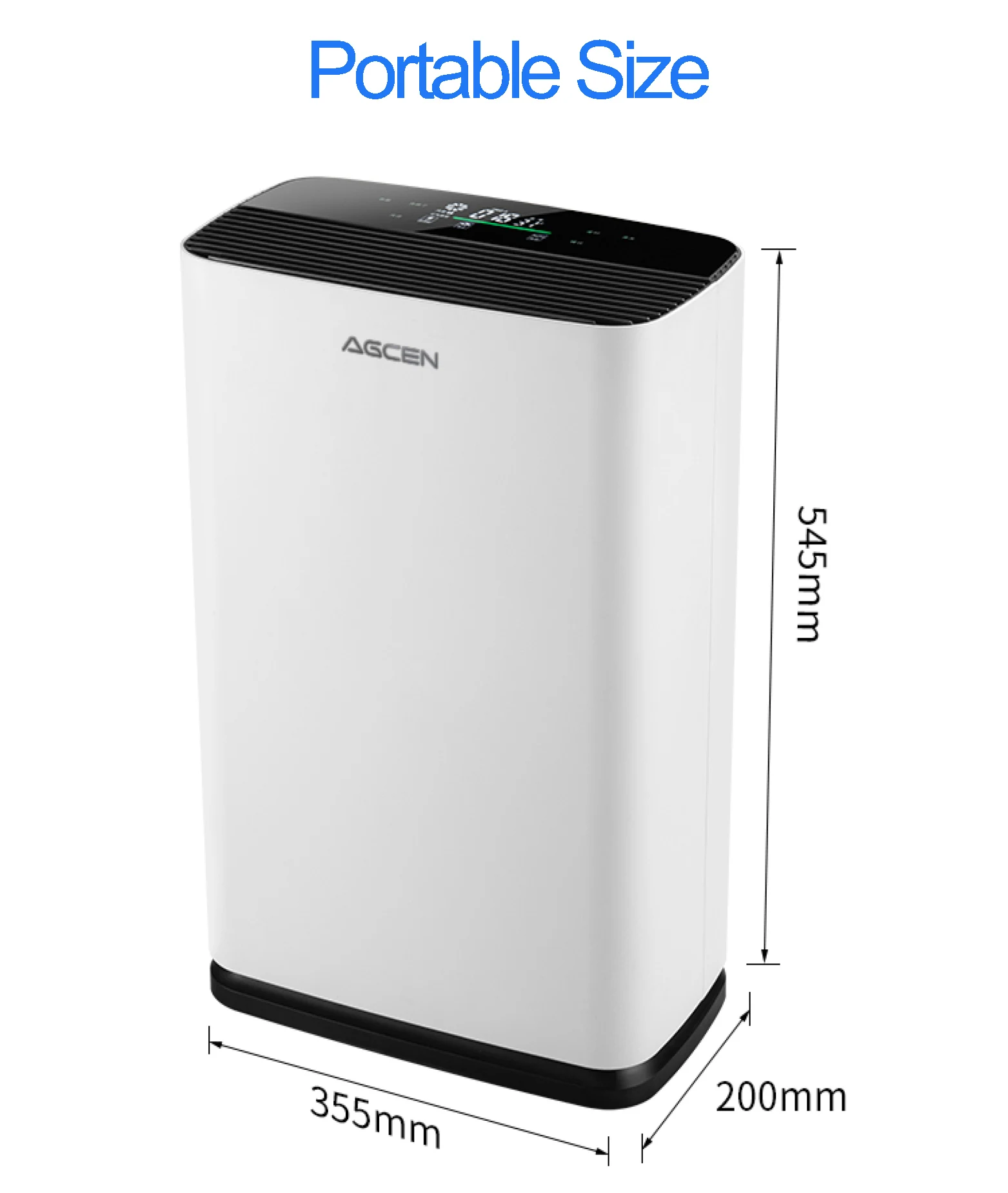 Agcen OEM pet odor remover with ture H13 filter for 15 sqm