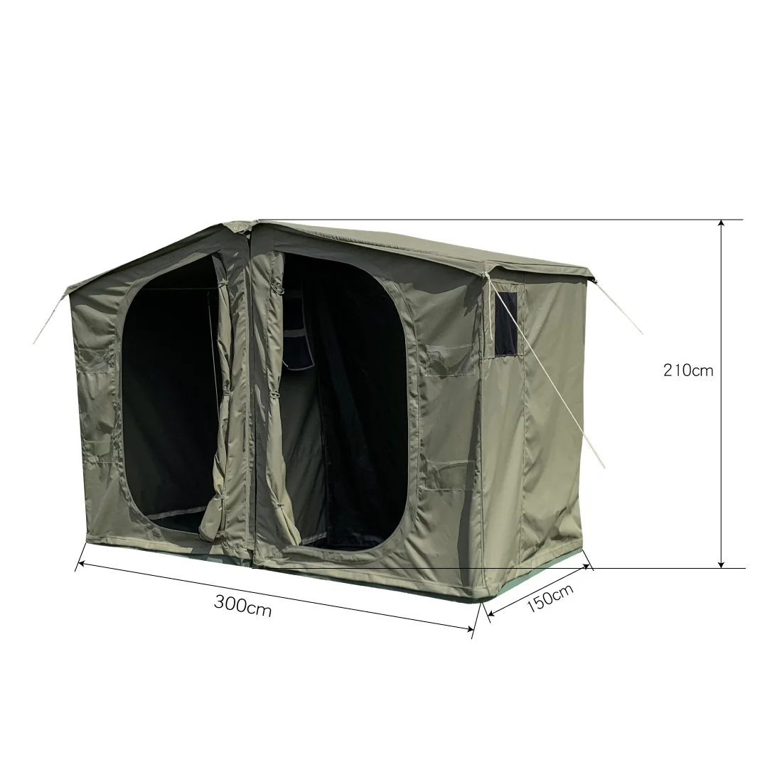 Portable 340gsm plaid outdoor toilet tent camping shower double camping shower toilet tent