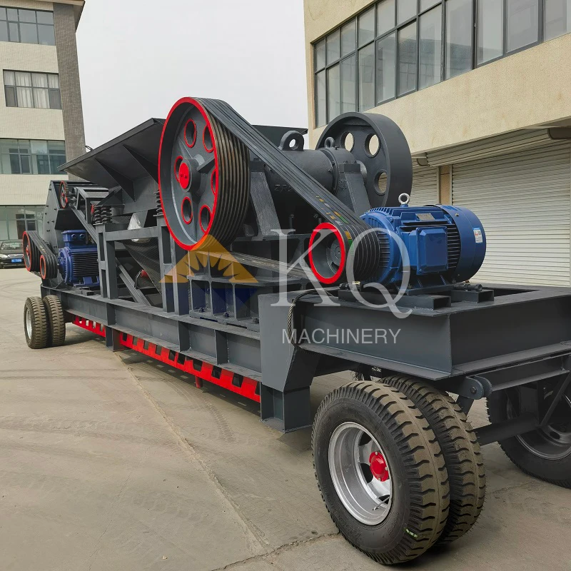 Professional Supplier Mobile Jaw Crusher Portable Stone Crusher Machine