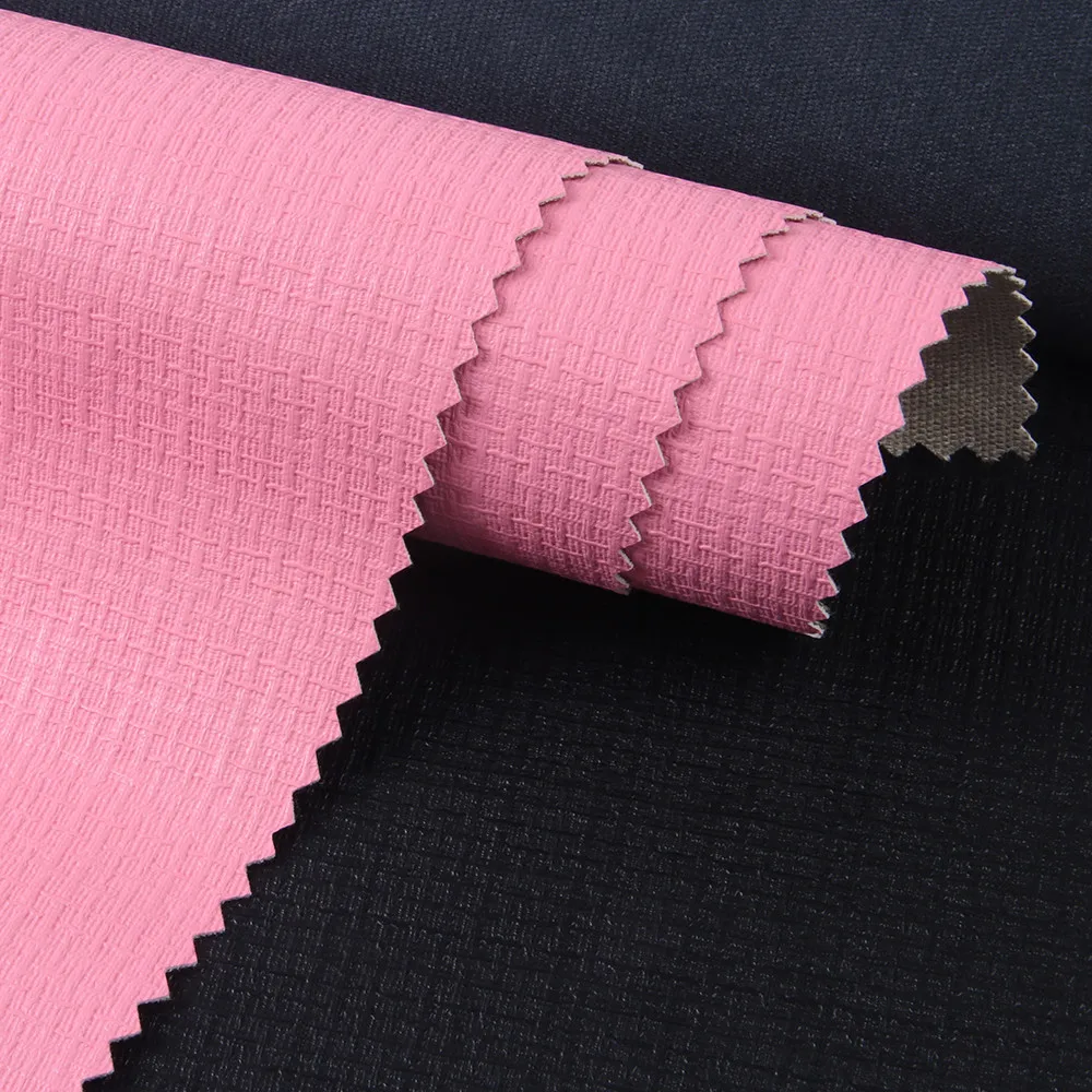 Cheap Price Sale 50% Polyurethane 50% Cotton Fabric Leather Roll Printed Pu Leather For Clothing