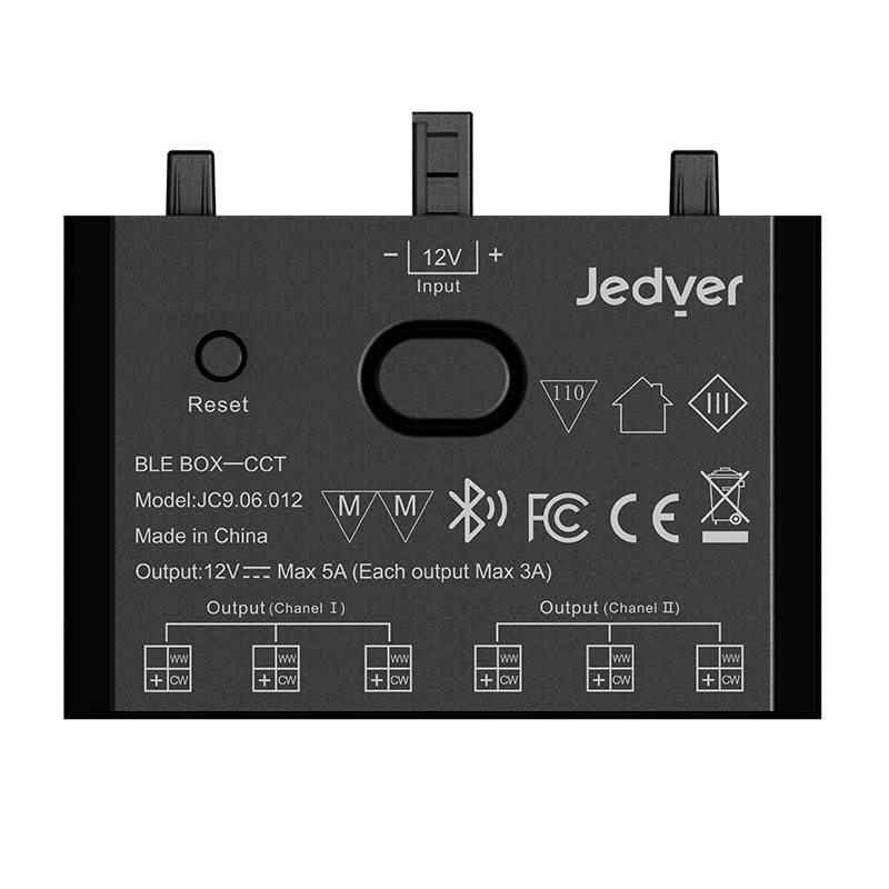 JEDVR IC008 Asynchronous 6-ports multi-white 12V BLE Smart Control Module