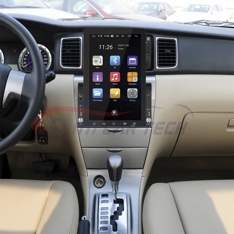  Автомагнитола 2 Din на Android с сенсорным экраном 10 1 дюйма Wifi Bt MirrorLink + 16 ГБ Mp5 плеер