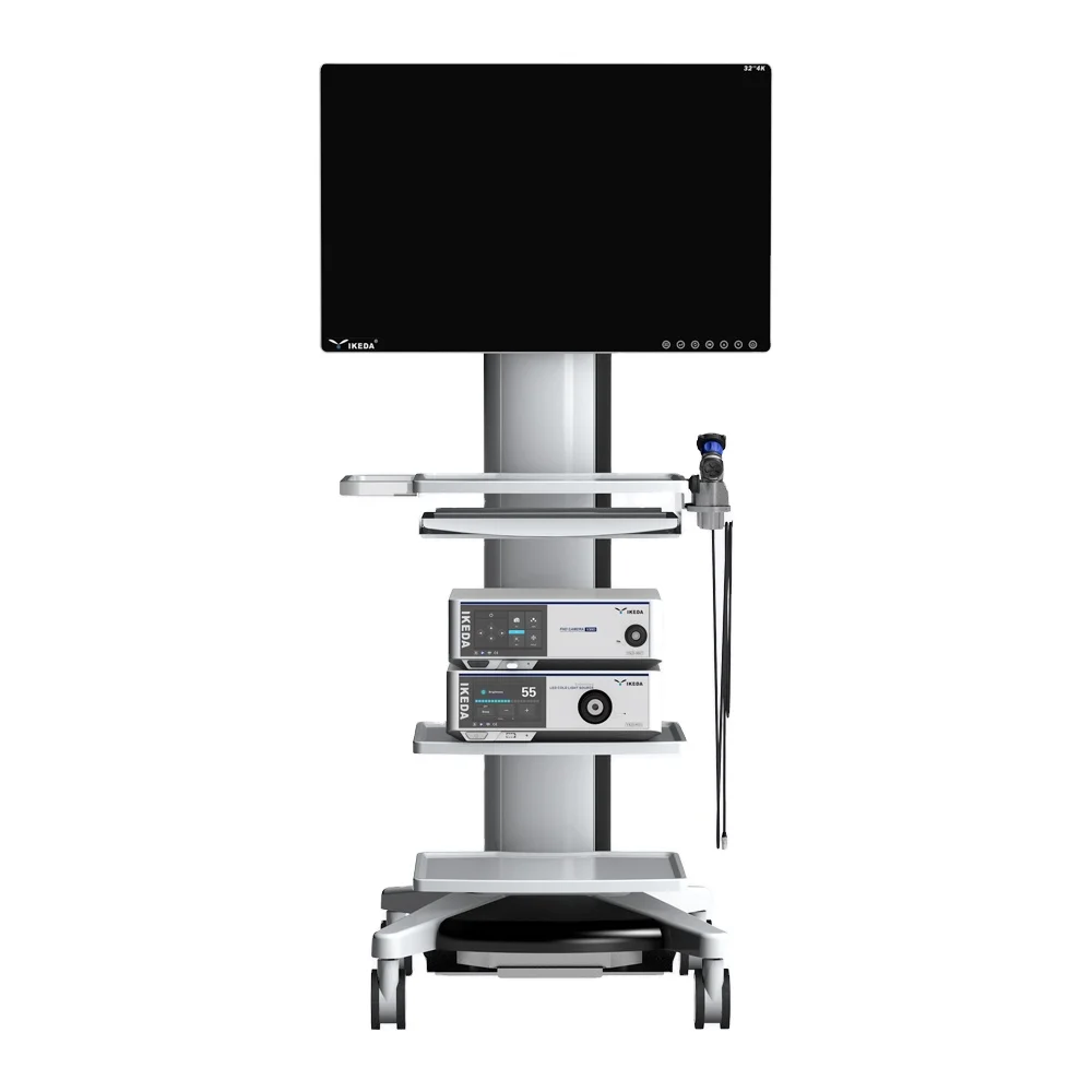 IKEDA Best Offer Surgical Laparoscopy Imaging Tower Medical ENT Endoscopic Camera Tower System
